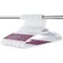 Ollieroo 30 Pack Bendable Plastic Hangers Light-Weight Non-Slip Clothes/Suit Hangers (Purple)