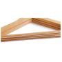 Clothes Hangers, Wooden Hangers,(20 Pack) Premium Heavy Duty Wooden Coat Hangers with Trouser Bar,Precisely Cut Notches,Extra Smooth Finish,Ideal for Home and Shops - Space Saving Solution