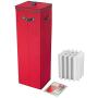 Elf Stor 83-DT5519 40 in. Tall Wrapping Paper Storage Boxes in Red