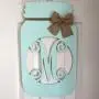 Monogram Mason Jar Door Hanger - Mason Jar Wreath - Rustic Door Hanger - Country Wreath - Southern Burlap Door Hanger - Burlap Monogram Monogram Mason Jar Door Hanger - Mason Jar Wreath - Rustic Door Hanger - Country Wreath - Southern Burlap Door Hanger - Burlap Monogram