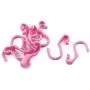 uxcell Plastic Kitchen Bathroom Wall Mounted Towel Clothes Coat Hook Hanger 10 Pcs Pink