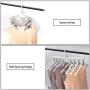 Decdeal Portable Folding Clothes Hangers Multifunctional Set Wardrobe Clothing Coat Foldable Clothes Drying Rack Plastic Hanger for Traveling Business Trip