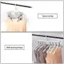 Decdeal Portable Folding Clothes Hangers Multifunctional Set Wardrobe Clothing Coat Foldable Clothes Drying Rack Plastic Hanger for Traveling Business Trip Decdeal Portable Folding Clothes Hangers Multifunctional Set Wardrobe Clothing Coat Foldable Clothes Drying Rack Plastic Hanger for Traveling Business Trip