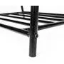 Teeker 2-Tier Freestanding Garment Rack,Metal Clothing Rack Coat Organizer,Laundry Closet Storage Entrway Shelving Unit with Hanger Durable Shelf for Shoes Clothes Storage in Black
