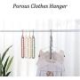 10pcs Random Color Space Saver Saving Wonder Metal Magic Hanger Clothes Closet Organize Hook