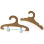 Koobay 12Pack 26CM Quality Eco Paper Cardboard Adjustable Clips Baby Kids Pants Clothes Hangers