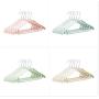 10pcs Random Color Anti-Skid Clothes Hangers Suit Hangers, Shirts Sweaters Dress Hanger Hook Drying Rack