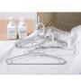 SAASNY Premium Quality Plastic Standard Hangers,The Hanger Store 30 Gray Strong Heavy Duty Plastic Coat Hangers for Suit,Trouser Etc Garment Clothes Hanger for Coat,Jacket,Shirt,Dress,Trousers