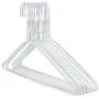 HANGERWORLD 50 White 16inch Metal Wire 13 Gauge Clothes Coat Garment Pants Bar Hangers HANGERWORLD 50 White 16inch Metal Wire 13 Gauge Clothes Coat Garment Pants Bar Hangers