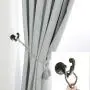 uxcell Curtain Tiebacks Hook Zinc Alloy Vintage Curtain Drapery Holders Window Holdback Wall Hooks Clothes Hangers, Set of 6, Bronze Tone uxcell Curtain Tiebacks Hook Zinc Alloy Vintage Curtain Drapery Holders Window Holdback Wall Hooks Clothes Hangers, Set of 6, Bronze Tone