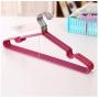 10pcs Random Color 40cm Adult dip Slip-Resistant Metal Hanger Clothes Hanging Hangers for Clothes