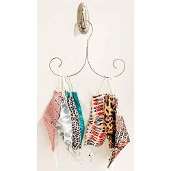 The Mask Hanger- Mask Storage and Dryer Hanger for Clean Masks (Set of 3 Hangers and 3 Name Tags)