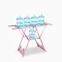 Drying Rack Foldable Clothes Hanger Dryer Aluminum Alloy Standing Hanger Gament Drying Rack Clothes Storage Organizer Coat Rack