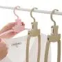 Youlixuess Best Home Portable Folding Clothes Hangers for Travel Foldable Hanger(6 Pack )