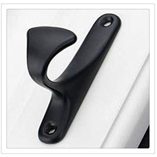 KNV Hook Wall Coat Hooks Hat Clothes Hanger,LDS-B Black Furniture Hardware Aluminium Alloy