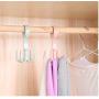 10pcs Random Color Plastic Home Storage Organization Hooks Bedroom Hanger Clothes Hanging Rack Holder Hooks for Bags Towel