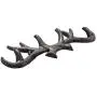 Vintage Cast Iron Deer Antlers Wall Hooks by Comfify | Antique Finish Metal Clothes Hanger Rack w/Hooks | Includes Screws and Anchors Vintage Cast Iron Deer Antlers Wall Hooks by Comfify | Antique Finish Metal Clothes Hanger Rack w/Hooks | Includes Screws and Anchors