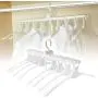 MEIYIN Plastic Cloth Hanger Collapsible Rotating Anti-Skid Drying Rack