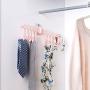 HJYPYJ Magic Hanger,Multi-Angle Rotation Multifunction Folding Hangers,Detachable Clip Easy to Use Pp Wall Mount Hanger,Space-Saving Organizer Hangers, Non-Slip/Gray / 48cm