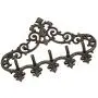 Sungmor Cast Iron Rustic Coat Hook Hanger with 5 Hooks - Practical Iron Storage Organizer/Wall Hooks Hanging Rack - Pretty Pattern Charming Wall Decor for Keys Clothes Hats