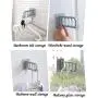 Wall Mount Clothes Hanger,Multifunctional Folding Self-Adhesive Wall-Hanging Clothes Storage Pylon,for Bathroom Towel Wardrobe Clothes Coat Organizer,Saving Space Closet Rods Bathroom Hanger(2 pcs) Wall Mount Clothes Hanger,Multifunctional Folding Self-Adhesive Wall-Hanging Clothes Storage Pylon,for Bathroom Towel Wardrobe Clothes Coat Organizer,Saving Space Closet Rods Bathroom Hanger(2 pcs)