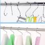 32 Pack S Hooks Stainless Steel Metal Hangers Hanging Hooks- 3.8'' Utility Hooks for Kitchen,Wardrobe,Work,Shop,Bathroom,Garden,Office