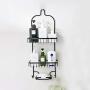 Chenway Hanging Storage Rack Bathroom Punch-Free Multi-Layer Wrought Iron Rack with Hanger