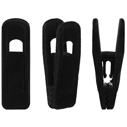Pinklover Velvet Hangers Clips 20 Pack, Pants Hangers Velvet Clips, Strong Finger Flocked Clips Perfect for Use with Slim-line Clothes Velvet Hangers (Black) Pinklover Velvet Hangers Clips 20 Pack, Pants Hangers Velvet Clips, Strong Finger Flocked Clips Perfect for Use with Slim-line Clothes Velvet Hangers (Black)
