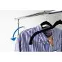 OnCloud-7 Black Velvet Hangers with Clips 20 Pack, Non Slip Pants and Skirt Hangers with Rose Gold Hooks OnCloud-7 Black Velvet Hangers with Clips 20 Pack, Non Slip Pants and Skirt Hangers with Rose Gold Hooks