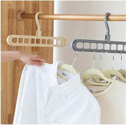 10pcs Random Color Multi-Port Support Circle Clothes Hanger, Clothes Drying Rack Multifunction Plastic Scarf Clothes Hangers Hangers Storage Racks