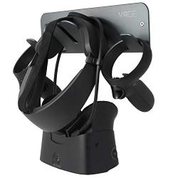 VRGE VR Wall Mount Storage Stand Hook - For Oculus Rift, Rift-S, Quest, HTC Vive, Vive Pro, Playstation VR, Valve Index, Vive Cosmos and Mixed Reality Headsets