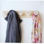 TANGON Wall Hooks Towel Clothes Hanger Holder Storage Shelf Basket for Home Kitchen Bathroom Door (L)