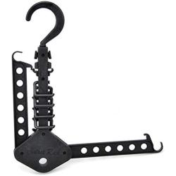 Kentop Multi-Function Retractable Collapsible Hanger Travel Space Portable Clothes Hanger