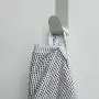 Premium Over The Door Hook 2-Pack. Quality Design Made with Stainless Steel with Beautiful Warm Grey Powder Coated Finish. Great as Towel Hook, Coat Hook, Over Door Hooks Organizer.