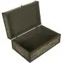Wald Imports Silver Metal & Wood 13" Decorative Storage Box/Trunk Wald Imports Silver Metal & Wood 13" Decorative Storage Box/Trunk