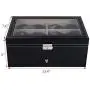 AUTOARK Leather 12 Piece Eyeglasses Storage and Sunglass Glasses Display Drawer Lockable Case Organizer,Black,AW-023 AUTOARK Leather 12 Piece Eyeglasses Storage and Sunglass Glasses Display Drawer Lockable Case Organizer,Black,AW-023