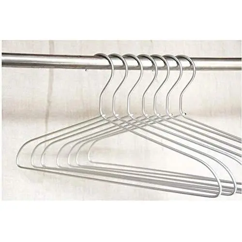 10pcs Luxury Aluminum Tops Hanger,Strong Metal Clothes Hanger Decoration