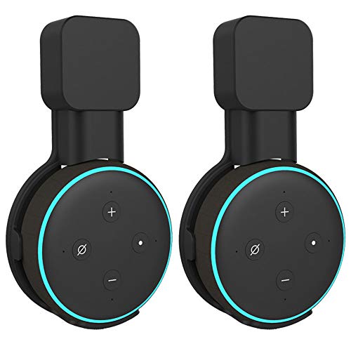 Carkio 2PCS Replacement Outlet Wall Mount Hanger Holder Compatible with Echo Dot 3rd Gen,Built-in Cable Management,Suitable for Plug in Kitchen and Bedroom,Save Space(Black) Carkio 2PCS Replacement Outlet Wall Mount Hanger Holder Compatible with Echo Dot 3rd Gen,Built-in Cable Management,Suitable for Plug in Kitchen and Bedroom,Save Space(Black)