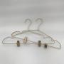 KOOBAY 30PS Golden Metal 16.5(42cm) Clothes Clips Hanger Adult Coat Hanger Display and Storage