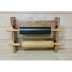 Rolling Pin Rack with Two Slots - Multiple Rolling Pin Rack - Rolling Pin Holder - Rolling Pin Storage - Rolling Pin Display Rack