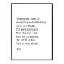I`ll Meet You There Rumi, Author Signature Literary Quote Print. Fine Art Paper, Laminated, Framed, or Canvas with Hanger. Multiple Sizes for Home, Office, or School