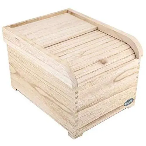 Rice Storage Bin, Paulownia Wood Shuttered Cereals Storage Container Great for Cereals Rice Kitchen Storage Boxes with Cover 10Kg(#01) Rice Storage Bin, Paulownia Wood Shuttered Cereals Storage Container Great for Cereals Rice Kitchen Storage Boxes with Cover 10Kg(#01)