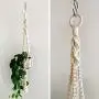 Macrame Plant Hanger / Hanging Plant Holder / Double Twist / Plant Lover Gift / Housewarming Gift / Natural White / Dorm Decor Macrame Plant Hanger / Hanging Plant Holder / Double Twist / Plant Lover Gift / Housewarming Gift / Natural White / Dorm Decor