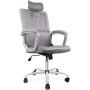 Office Chair High Back Ergonomic Chair Mesh Task Chair Adjustable Headrest Computer Desk Chair for Lumbar Support with Cloth Hanger, Gray Office Chair High Back Ergonomic Chair Mesh Task Chair Adjustable Headrest Computer Desk Chair for Lumbar Support with Cloth Hanger, Gray