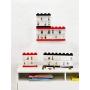 LEGO Minifigure 16 Display Case, Large, Red