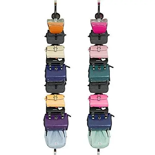 Bag-Organizer Rack-Purse Handbag-Hanger Holder-Storage Over The Door Closet