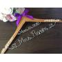 Wedding Dress Hangers - FAST SHIPPING Personalize Bridal Hanger, Wedding Gown Hanger, Name hanger, 30+ Ribbon Color to Choose from.