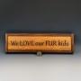 We love our Fur Kids, Animal Lover Gift, Dog Decor, Saw-tooth Hanger Installed, Dog House Decor, Laser Engraved Great Quality, Oil Finish