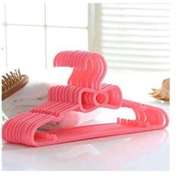 QKKstore 10Pcs Set Childrens Bow Hanger Home Baby Clothes Hanger,Pink
