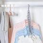 ColorMilky Clothes Hangers Space Saving Pants Closet Organizer Folding (1)